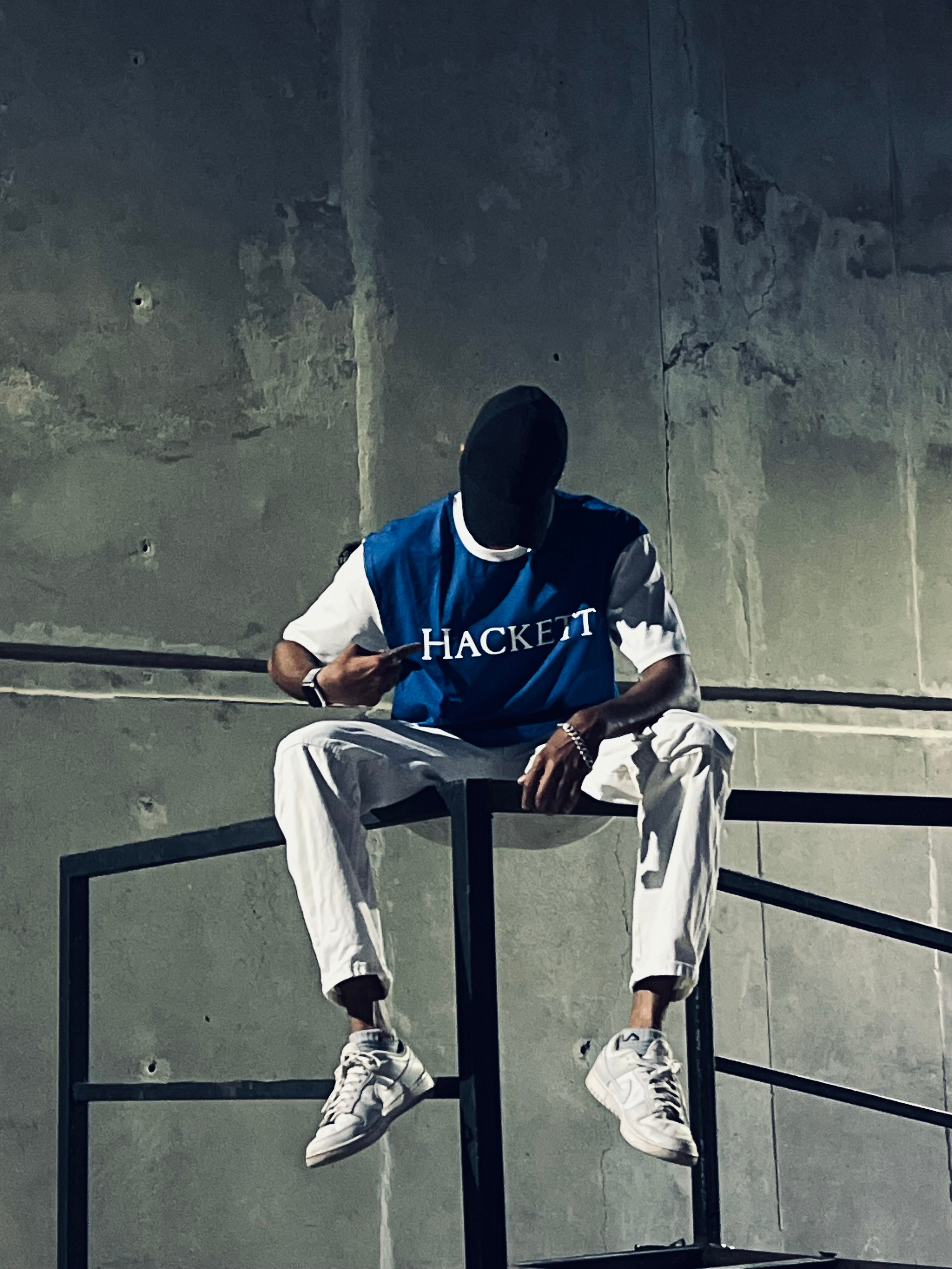 Hackett Oversized Logo Tee – Royal Blue Edition|KAS-X