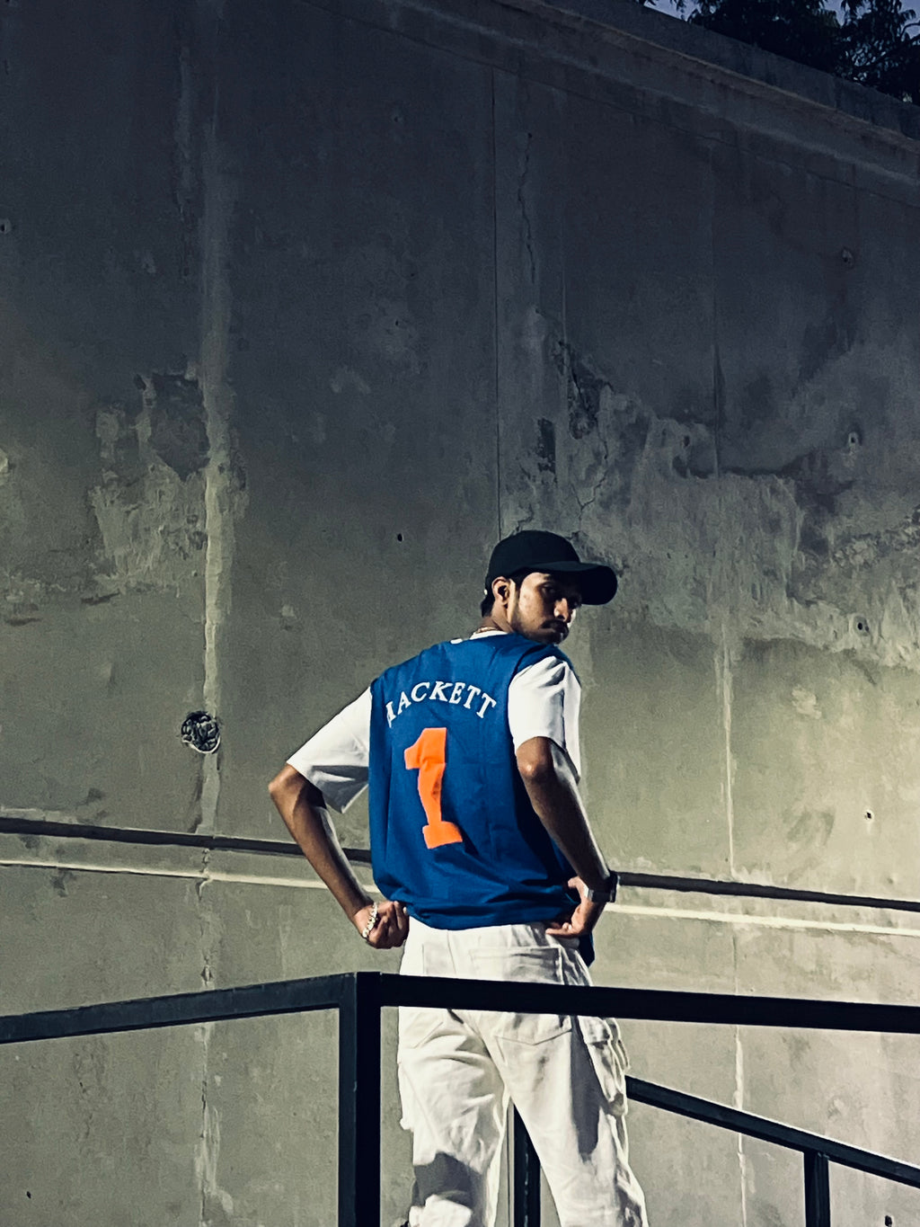 Hackett Oversized Logo Tee – Royal Blue Edition|KAS-X