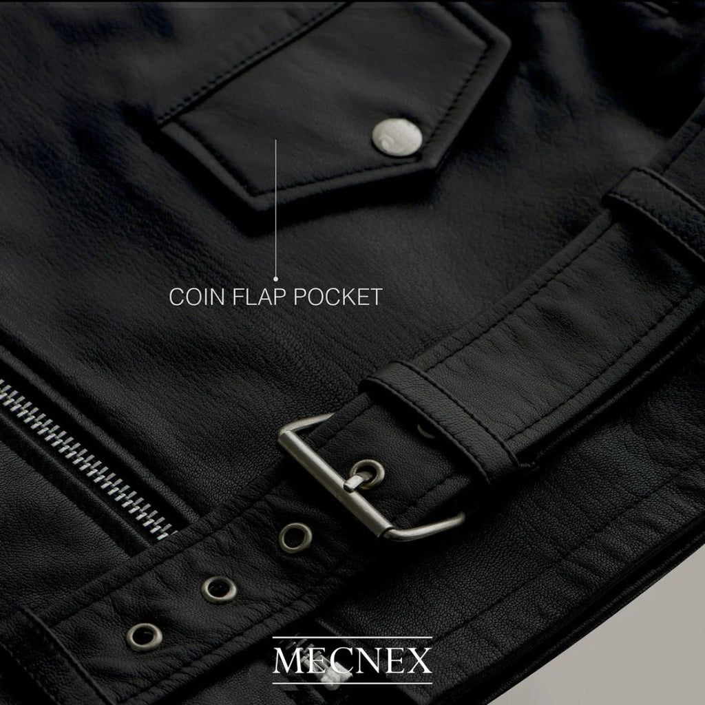 LEATHER RIDER JACKET|MECNEX-KAS-X