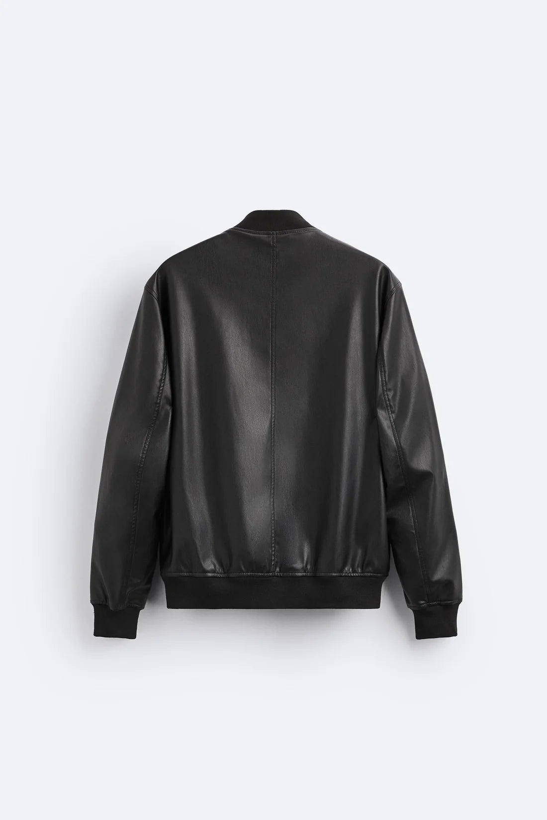 LEATHER BOMBER BLACK|MECXEN-KAS-X
