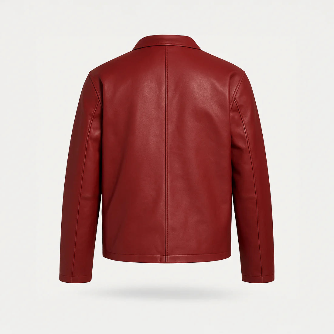 Cherry Luxe Leather Jacket|MECNEX-KAS-X